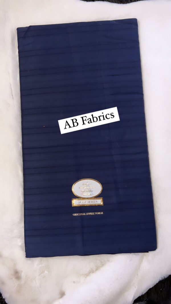 Article Foil Fabric for Men - Navy Blue