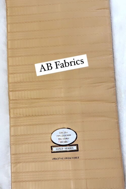 Article Foil Fabric for Men (5yrds) – Brown