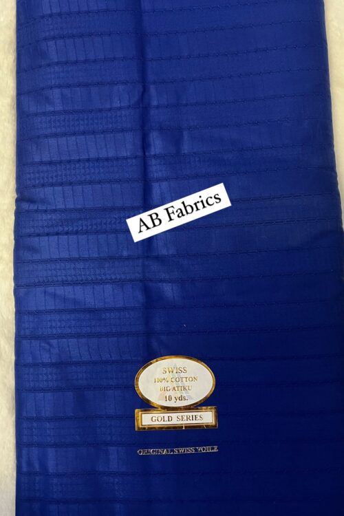 Article Foil Fabric for Men (5yrds) – Blue