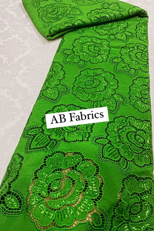 Lace Material – Green