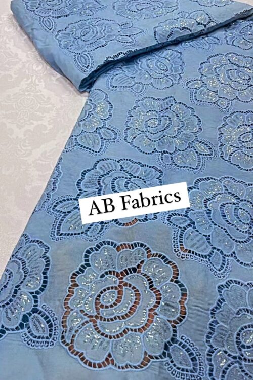 Lace Material – Blue