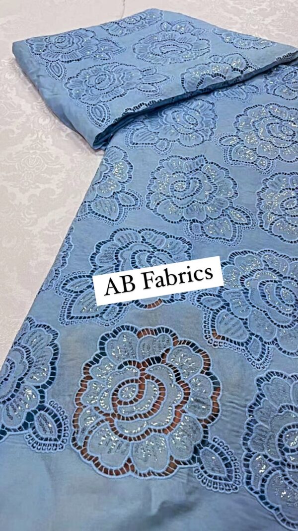 Lace Material - Blue