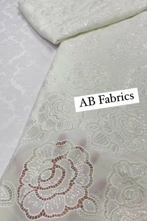 Lace Material – Cream