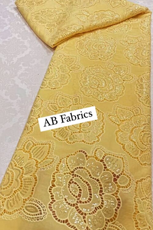 Lace Material – Yellow