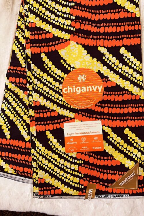 African Ankara Prints 100% Cotton – Yellow & Orange