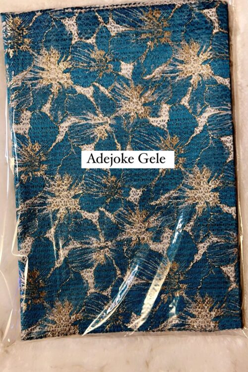 Adejoke Gele – Teal Blue